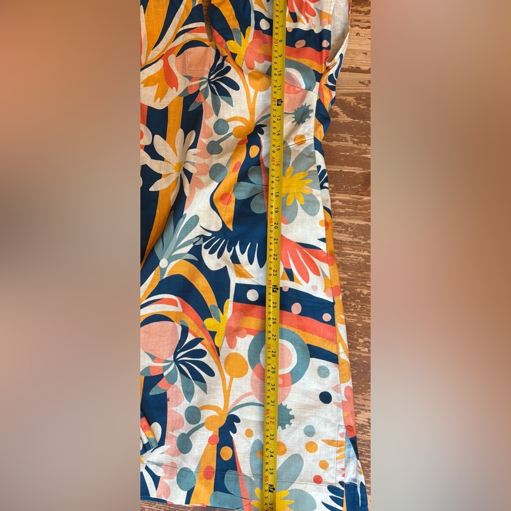 Lesley Evers Tropical Vibes belted Mini Dress. XS - Picture 10 of 12